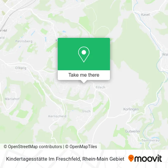 Карта Kindertagesstätte Im Freschfeld