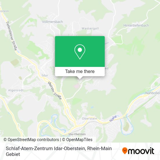 Карта Schlaf-Atem-Zentrum Idar-Oberstein