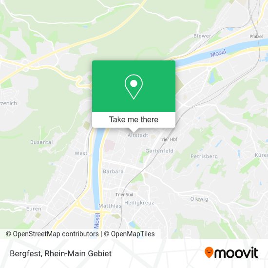 Карта Bergfest