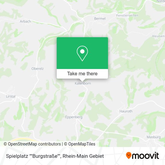 Карта Spielplatz ""Burgstraße""