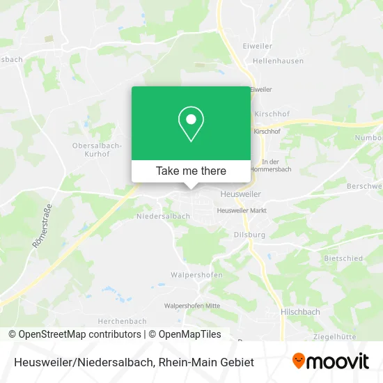 Карта Heusweiler/Niedersalbach