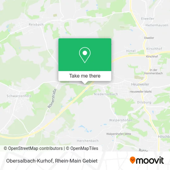Карта Obersalbach-Kurhof