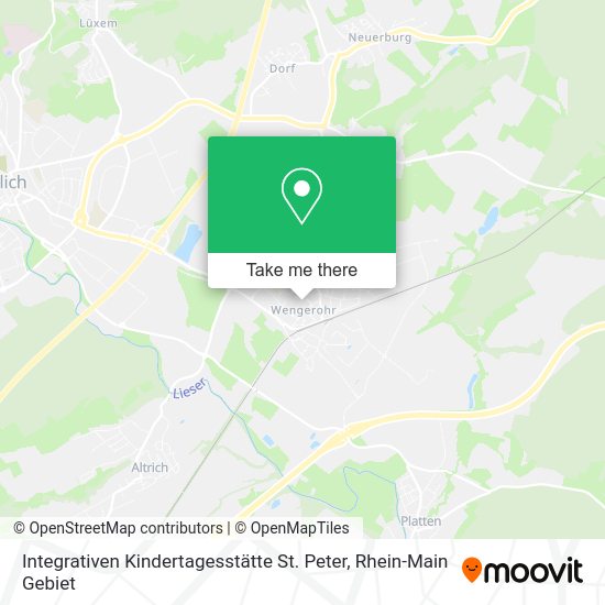 Карта Integrativen Kindertagesstätte St. Peter