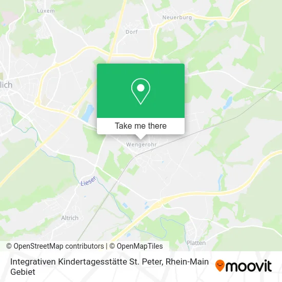 Карта Integrativen Kindertagesstätte St. Peter