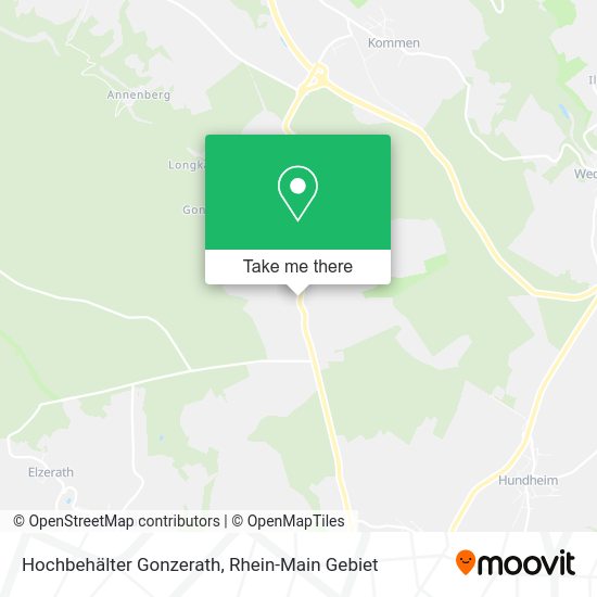 Карта Hochbehälter Gonzerath