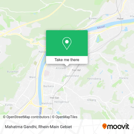 Карта Mahatma Gandhi