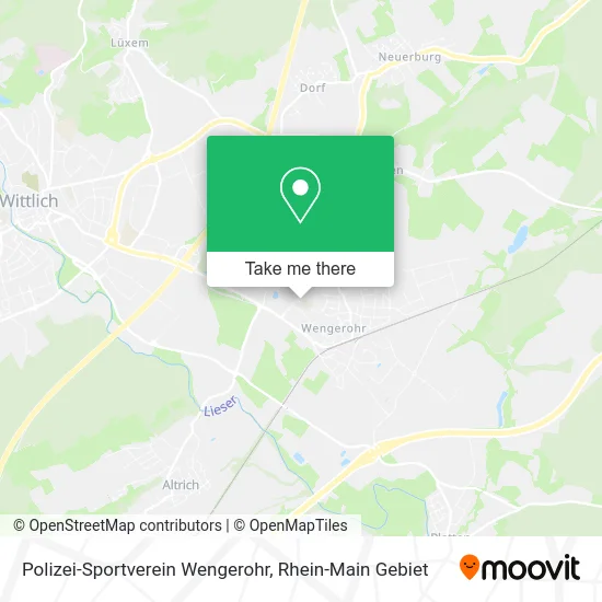 Карта Polizei-Sportverein Wengerohr