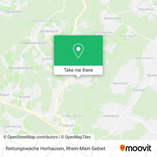 Карта Rettungswache Horhausen