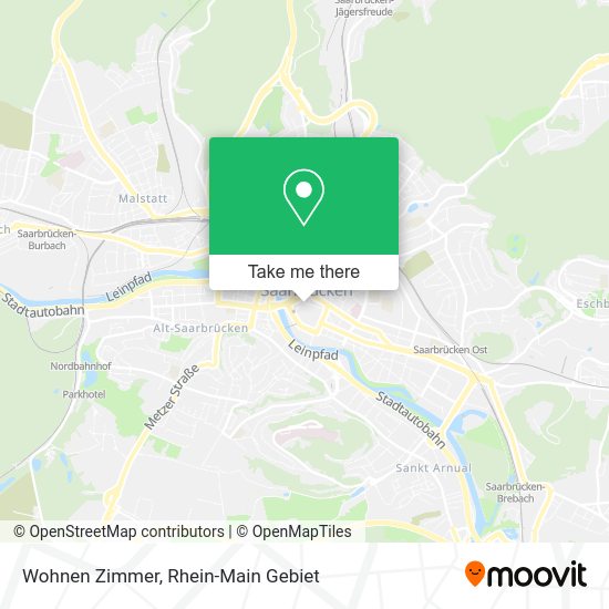 Карта Wohnen Zimmer