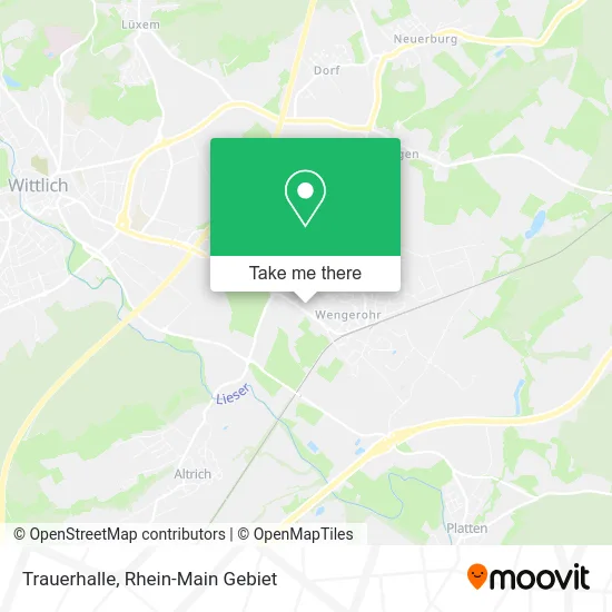 Карта Trauerhalle