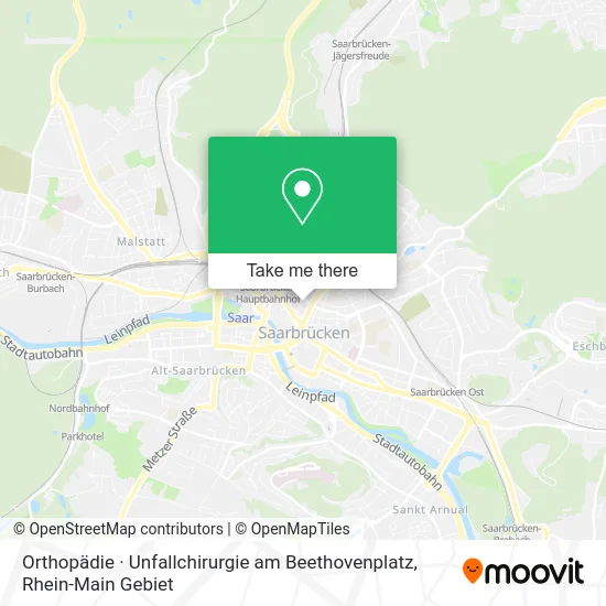 Карта Orthopädie · Unfallchirurgie am Beethovenplatz