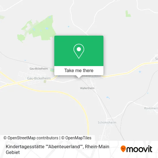 Карта Kindertagesstätte ""Abenteuerland""