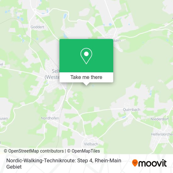 Карта Nordic-Walking-Technikroute: Step 4
