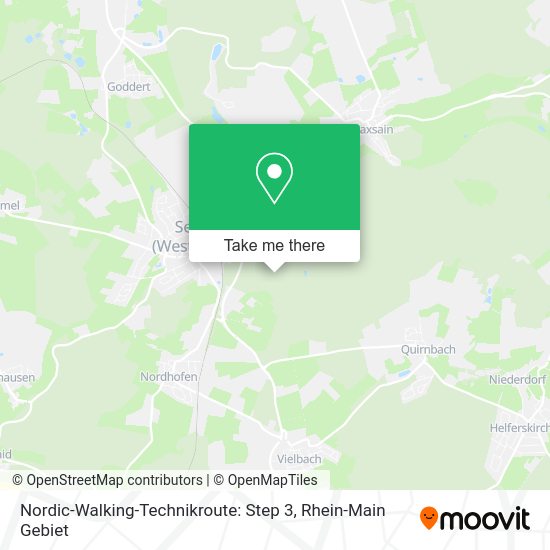 Карта Nordic-Walking-Technikroute: Step 3