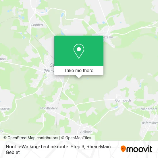 Карта Nordic-Walking-Technikroute: Step 3