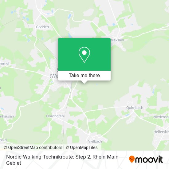Карта Nordic-Walking-Technikroute: Step 2