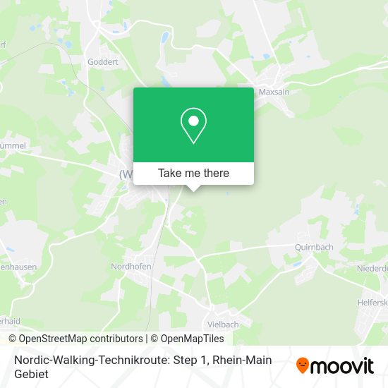 Карта Nordic-Walking-Technikroute: Step 1