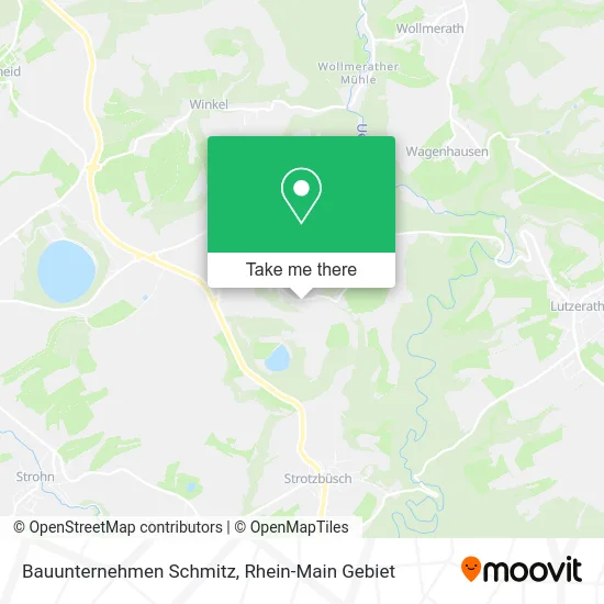 Карта Bauunternehmen Schmitz