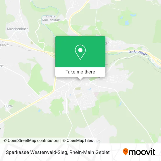 Карта Sparkasse Westerwald-Sieg