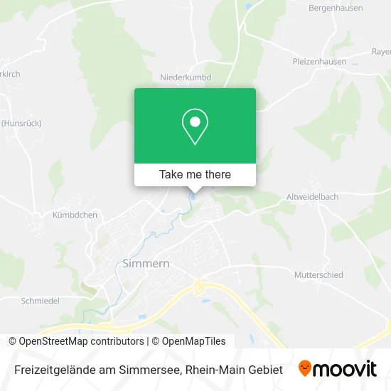 Карта Freizeitgelände am Simmersee