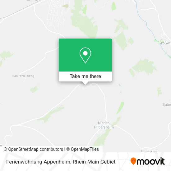 Ferienwohnung Appenheim map