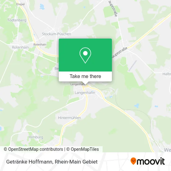 Карта Getränke Hoffmann