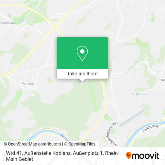 Карта Wtd 41, Außenstelle Koblenz, Außenplatz 1