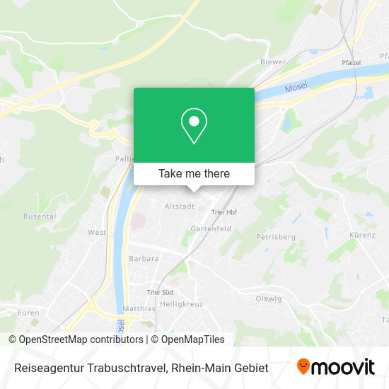 Карта Reiseagentur Trabuschtravel