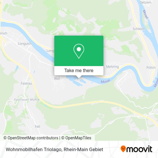 Карта Wohnmobilhafen Triolago