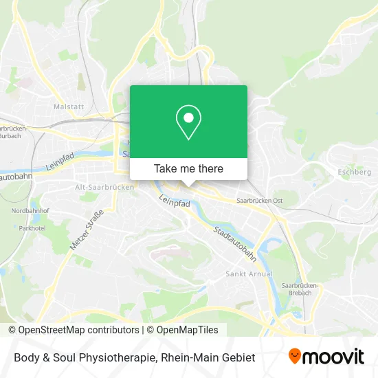 Карта Body & Soul Physiotherapie