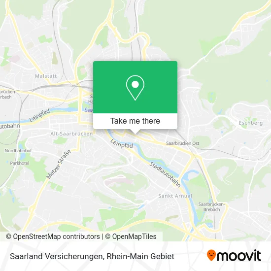 Карта Saarland Versicherungen