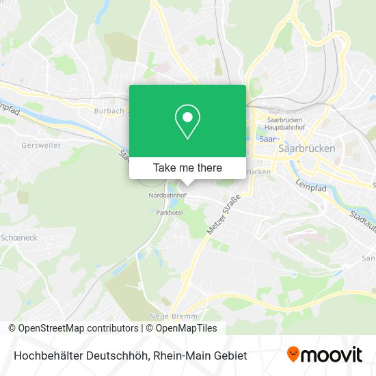Карта Hochbehälter Deutschhöh