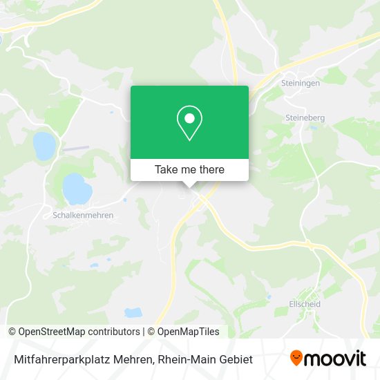Карта Mitfahrerparkplatz Mehren