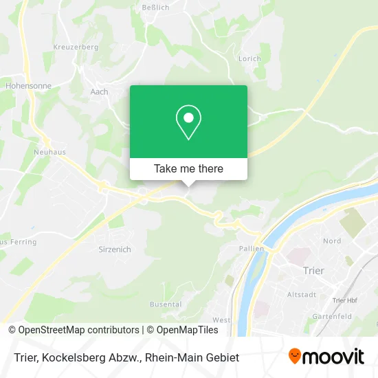 Карта Trier, Kockelsberg Abzw.