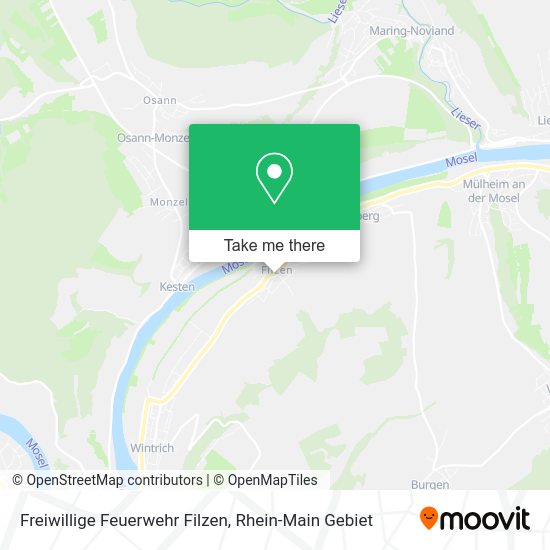 Карта Freiwillige Feuerwehr Filzen