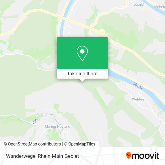 Карта Wanderwege
