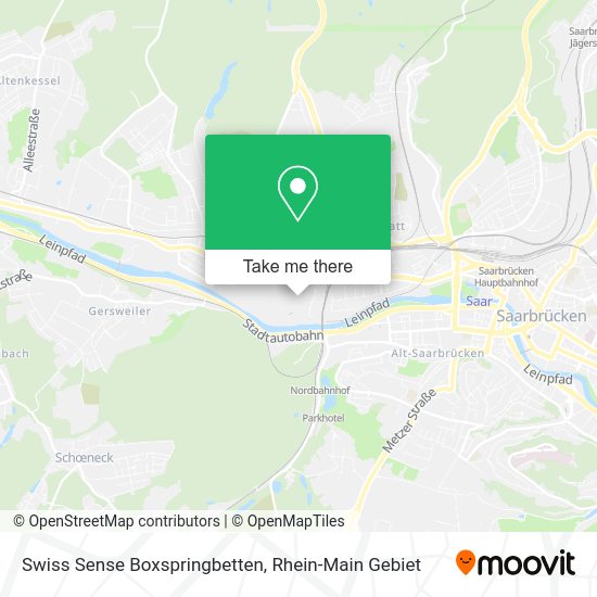 Карта Swiss Sense Boxspringbetten