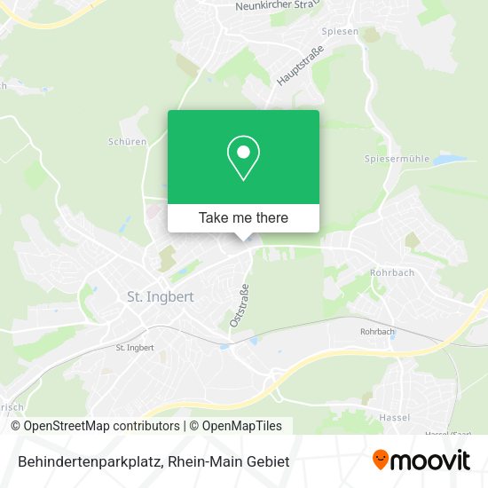 Карта Behindertenparkplatz