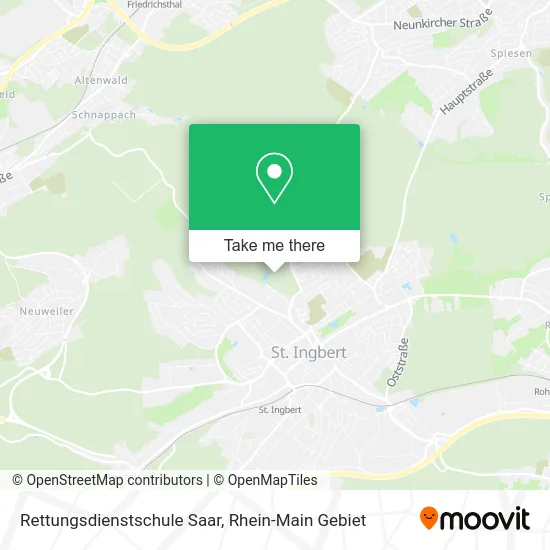 Карта Rettungsdienstschule Saar