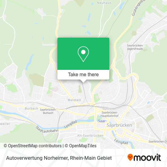 Карта Autoverwertung Norheimer