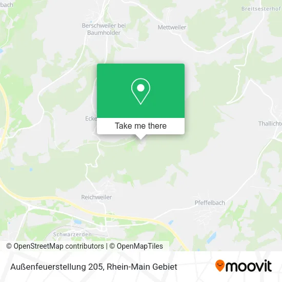 Карта Außenfeuerstellung 205