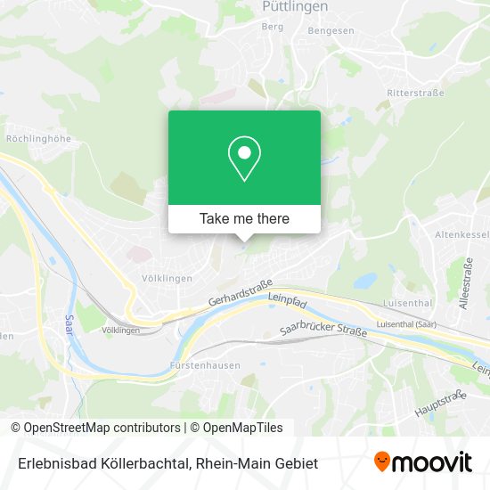 Карта Erlebnisbad Köllerbachtal