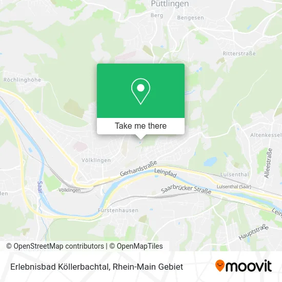Карта Erlebnisbad Köllerbachtal