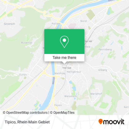 Карта Tipico
