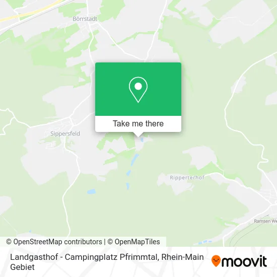 Карта Landgasthof - Campingplatz Pfrimmtal