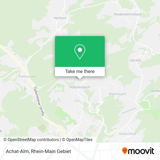 Карта Achat-Alm