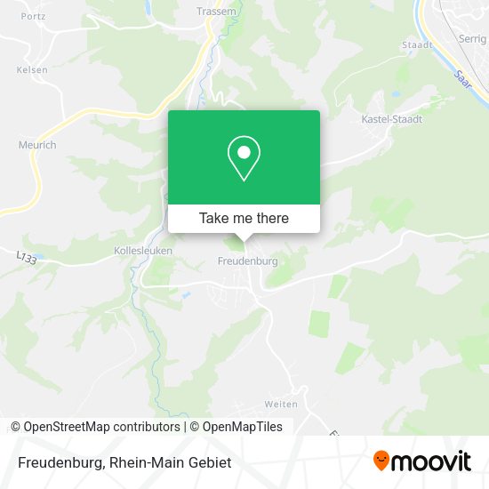Карта Freudenburg