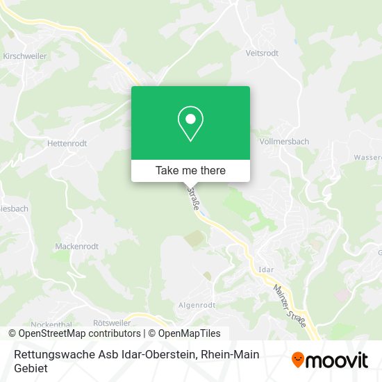 Карта Rettungswache Asb Idar-Oberstein