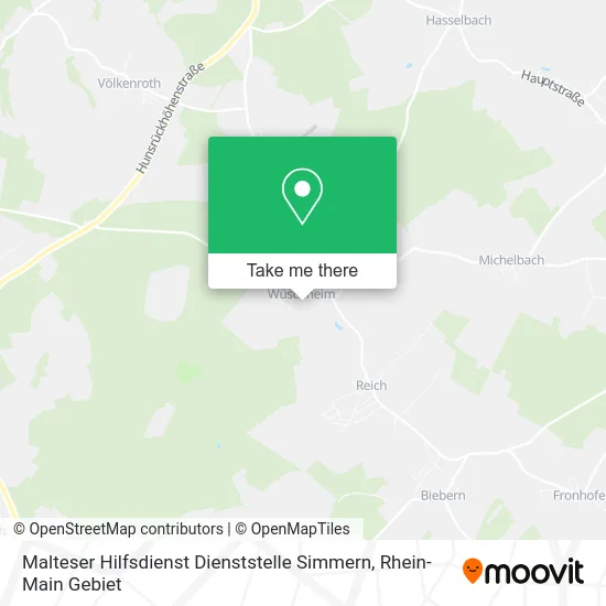 Карта Malteser Hilfsdienst Dienststelle Simmern