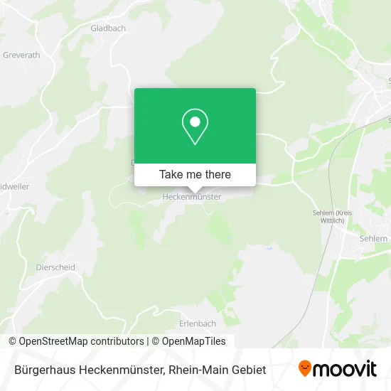Карта Bürgerhaus Heckenmünster